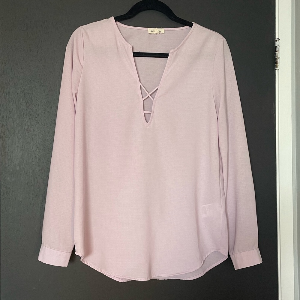 Urban Outfitters Silence + Noise Lilac Blouse - Size Small.